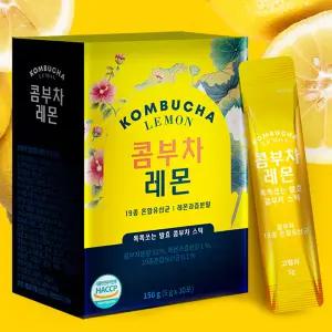 셀타디움 콤부차 레몬 5g 30개입 1박스 콤부차 효능 레몬맛 탄산 다이어트 콤프차 곰부차