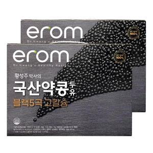 이롬 국산약콩 두유 블랙5곡 고칼슘 190ml 24개 2박스