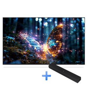 KQ55QF7AAFXKR o클릭o 삼성전자 QLED TV 4K QF7A 벽걸이형 138cm 사운드바(HW-C400) 세트 전국무료배송
