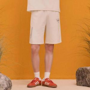 [체이스컬트] HC24 전판 레터링 5부 팬츠 (S-XXL) 면 트레이닝 셋업 반바지 ECRK25 (S33436176)