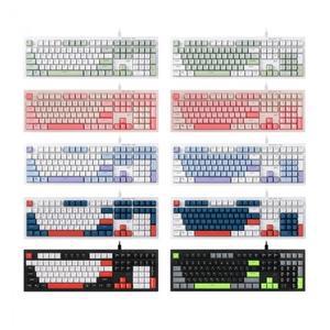 지클릭커 OFFICEPRO OPK50 사일런스 M RGB 무소음 방수 108 Gundam (CR1) 유선키보드