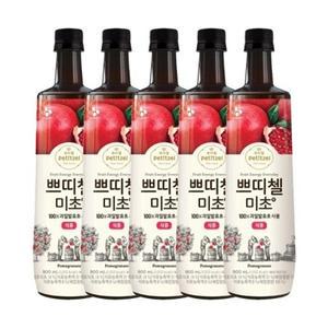 쁘띠첼 미초 석류 900ml 5개