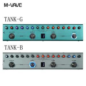 M-vave Tank-G 기타 멀티 이펙트 페달 36개 프리셋, 9개 슬롯, 3밴드 EQ, IR 캡 모듈레이션/디레이/리버브