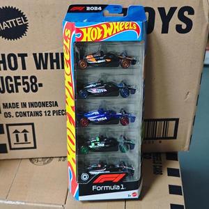 JBJ78 핫 휠 5PCS 1:64 F1 다이캐스트 자동차 모델