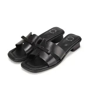 [본사운영] 바바라 양가죽 리본 여성플랫샌들 2cm_BBH361