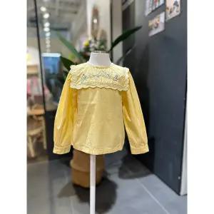 [파주점][리틀그라운드]리틀그라운드(YE)테일스쿱-퍼프소매버드블라우스 74A1431001