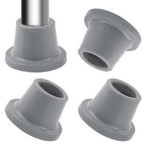 새로운 고무 샤워 의자 다리 캡, 헤비 듀티 회색 커버 28.6MM 교체 발판 욕실 스툴