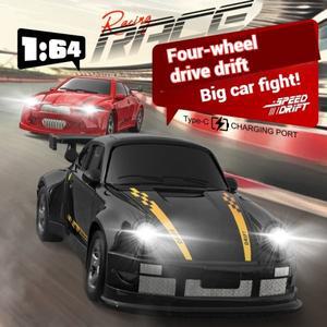 RC카 1:64 미니 데스크탑 드리프트카 KF20 4륜구동 2.4GHZ 시뮬레이션 모델 무선 조종 레이싱카 장난감 14