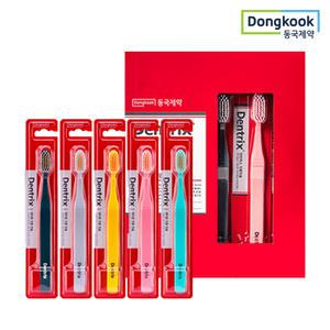 동국제약 덴트릭스 에티즘 잇몸 칫솔 5개입 (색상 랜덤)