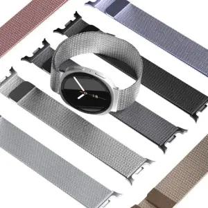 로랜텍 갤럭시워치8 스트랩 호환 마그네틱 메탈 시계줄 밴드 40mm 44mm 46mm 공용