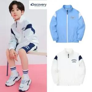 (디스커버리키즈) DKWJ53043 키즈 바시티 스탠넥 경량 바람막이 자켓