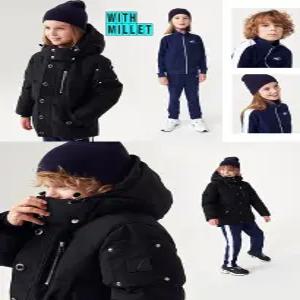 밀레 MILLET 키즈 아동 볼패딩 트레이닝복 세트 3pcs 3종 동복