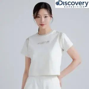 [디스커버리](본점)여성 애슬레저 크롭 반팔(DWTR46041)