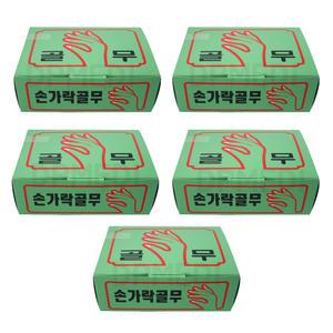 유니더스 고무 사무용 손가락 골무 80개입 5박스