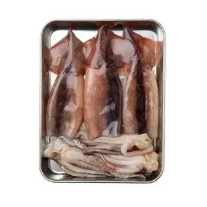 [내일도착] 쫄깃하고 맛있는 깔끔 손질오징어 500g 5마리, 2팩