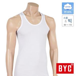 BYC2113 BYC 남자 골런닝 베이직 민소매 런닝 90-105