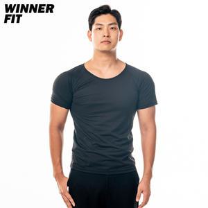 위너핏 남자 어깨뽕 반팔티 패드 남자보정속옷