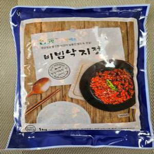 그린이에프앤에스 그린이푸드 비빔 낙지젓 1Kg 3개 양념 젓갈 이강산닷컴