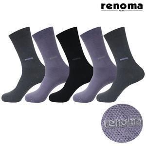 [레노마]남성 신사정장양말 장목 링크스 5족 RM1507