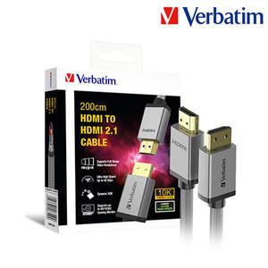 버바팀 10K 120Hz UHD HDMI 2.1 메탈 케이블 2M