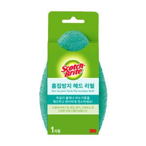 3M 흠집방지 클리닝헤드 욕조닦이용 리필헤드 1입