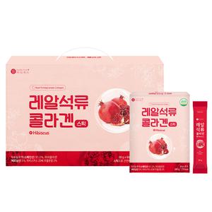바로푸드 저분자 레알 석류 콜라겐 젤리 스틱 1박스(20gx60포)