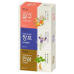 동산 세안 비누100g 10개(창포/인삼/살구)