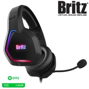 브리츠 K3 게이밍 헤드셋 7.1채널 USB 고감도 마이크 RGB LED Lighting