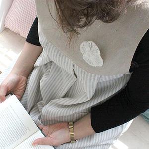 꼼플 라인 어린이집 앞치마 유치원 선생님 보육 교사 원피스 앞치마