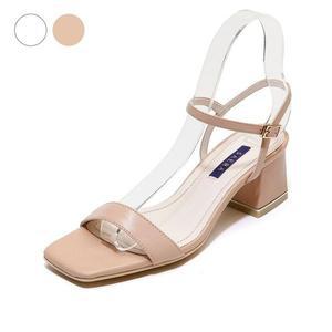[갤러리아] 세라 여성 펌프스 통굽 샌들 S21S400 분홍 5CM