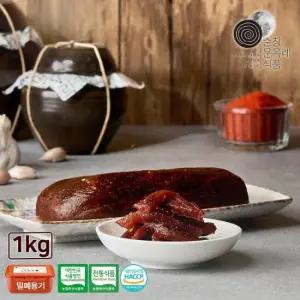 순창문옥례식품 고추장 무장아찌 1kg 밀폐용기