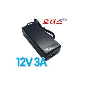 12V 3A 36W 국산로더스어댑터 RS-300/120-S325 호환 inlet C8