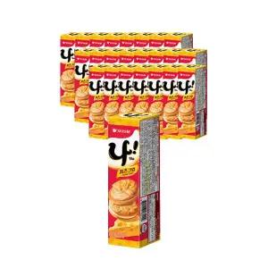 오리온 크림치즈 샌드 나, 77g, 24개