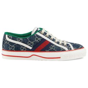[롯데백화점]스니커바(잡화) 구찌 (GUCCI) 남성 테니스 1977 GG 스니커즈 데님 블루 아이보리 606111 2KQ10