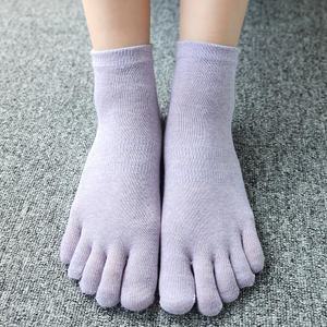 양말쟁이 발가락양말 여자 면 단목 무좀 습진 여성 무지