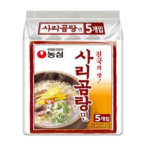 농심 사리곰탕면 봉지라면 110g 5개입 8팩 멀티팩