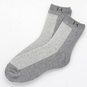 남자 중목 투톤 배색 스포츠 양말 1켤레 연회회