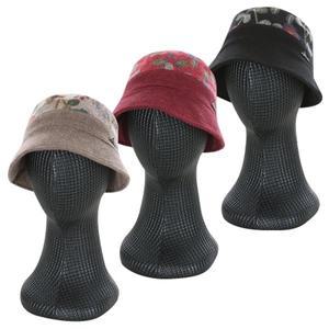 [샵앤SHOP][샵앤] FW신상 여성 방한 꽃패턴 벙거지 모자 KM-WH-0791
