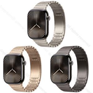 Apple Watch 10 GPS + Cellular 46mm 슬레이트 티타늄 케이스/링크 브레이슬릿(내추럴/골드/슬레이트) 선택