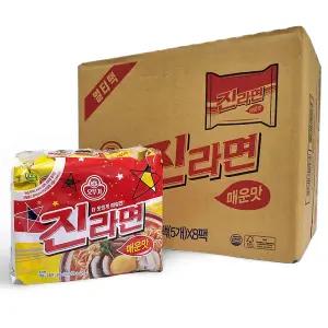 오뚜기 진라면 매운맛 멀티5입 x 8개 40봉 1박스 소비기한25년10월13일