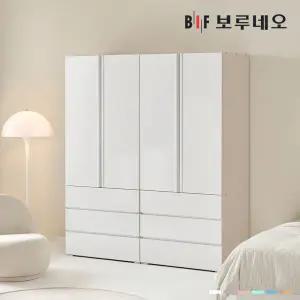 [착불]보루네오 타키 1600 K세트 장롱 장농 이불장 미니 아이 작은방 원룸 슬림 서랍 5자 6자