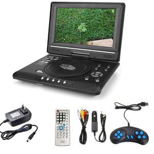 DVD 플레이어 블루레이 8인치 16 와이드스크린 270 LCD 화면 자동차 TV 휴대용 VCD 컴팩트 디스크 MP3 뷰어 게임 기능