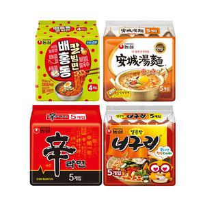 신안너칼빔(신라면5입,안성탕면5입,너구리5입,칼빔면4입)
