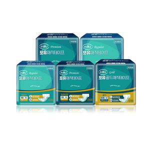 포유 매직테이프 레귤러 대형(10매X8팩)/성인용기저귀/테이프형