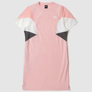 엄브로 하이브리드 우븐 믹스 반팔 원피스 UO222COP62