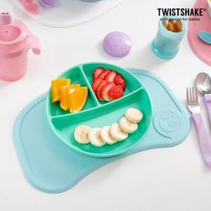 트위스트쉐이크 흡착식판미니+그릇2종(볼+3칸 플레이트)