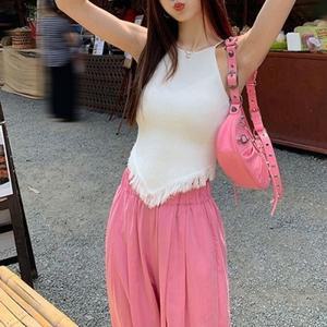 G126887_골지니트 수술 슬리브리스 튜브탑 나시티