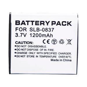 호환 카메라 NV7에 배터리 L50 SLB-0837 I6 3 7V 적합한 삼성 L60 1200mAH I5 L73 NV3 NV5