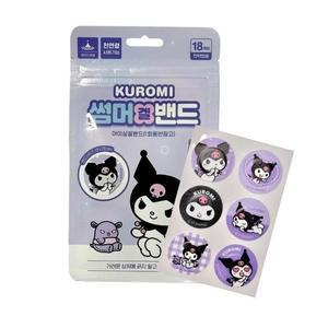 고품질 귀여운 캐릭터 썸머겔 밴드 아이싱 겔밴드 18매 1개입 모기퇴치스티커 모기퇴치 아기 (WFHS4CX)