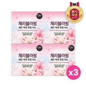 [온더바디] 플라워 체리블라썸 휘핑비누 90g X 12개